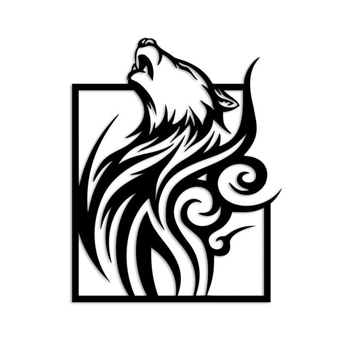 Wallity Wolf in Frame